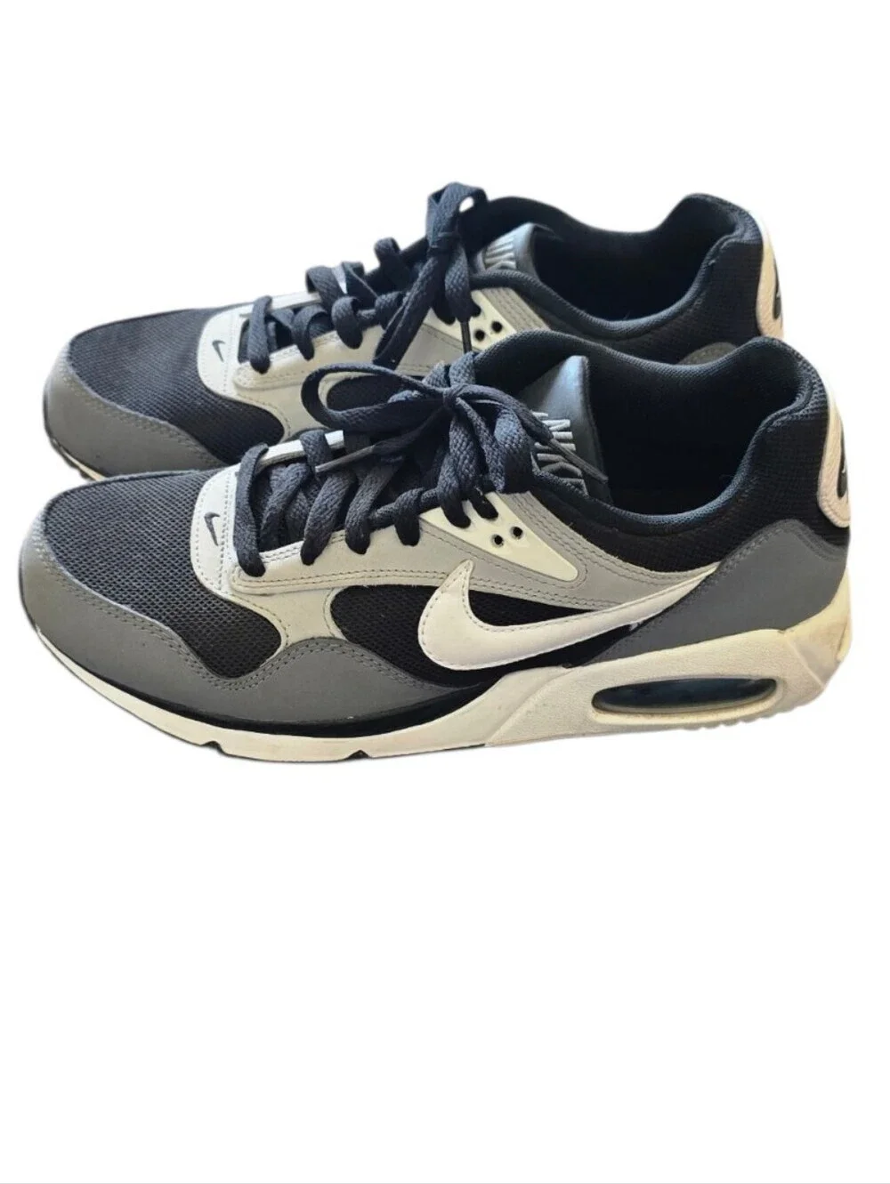 Nike Air Max Men's 7.5 Women's 9  Black White Gray Sneakers